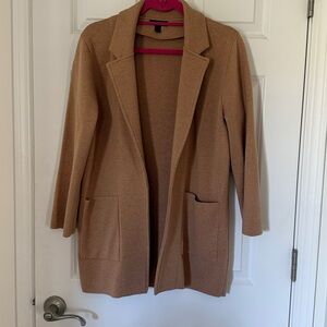 J. Crew Tan and Tan Knit Sweater Blazer